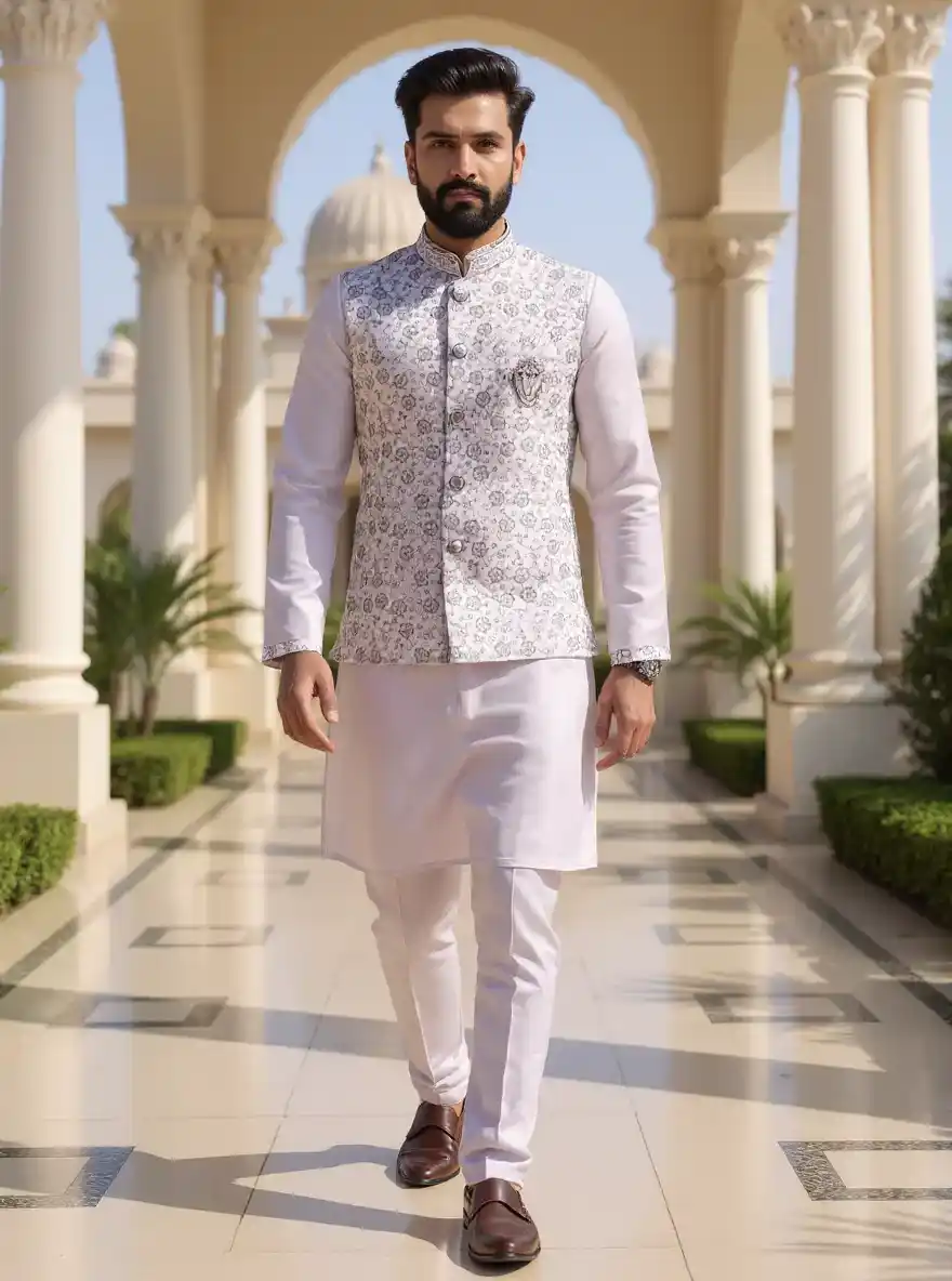 Kurta Jacket Set